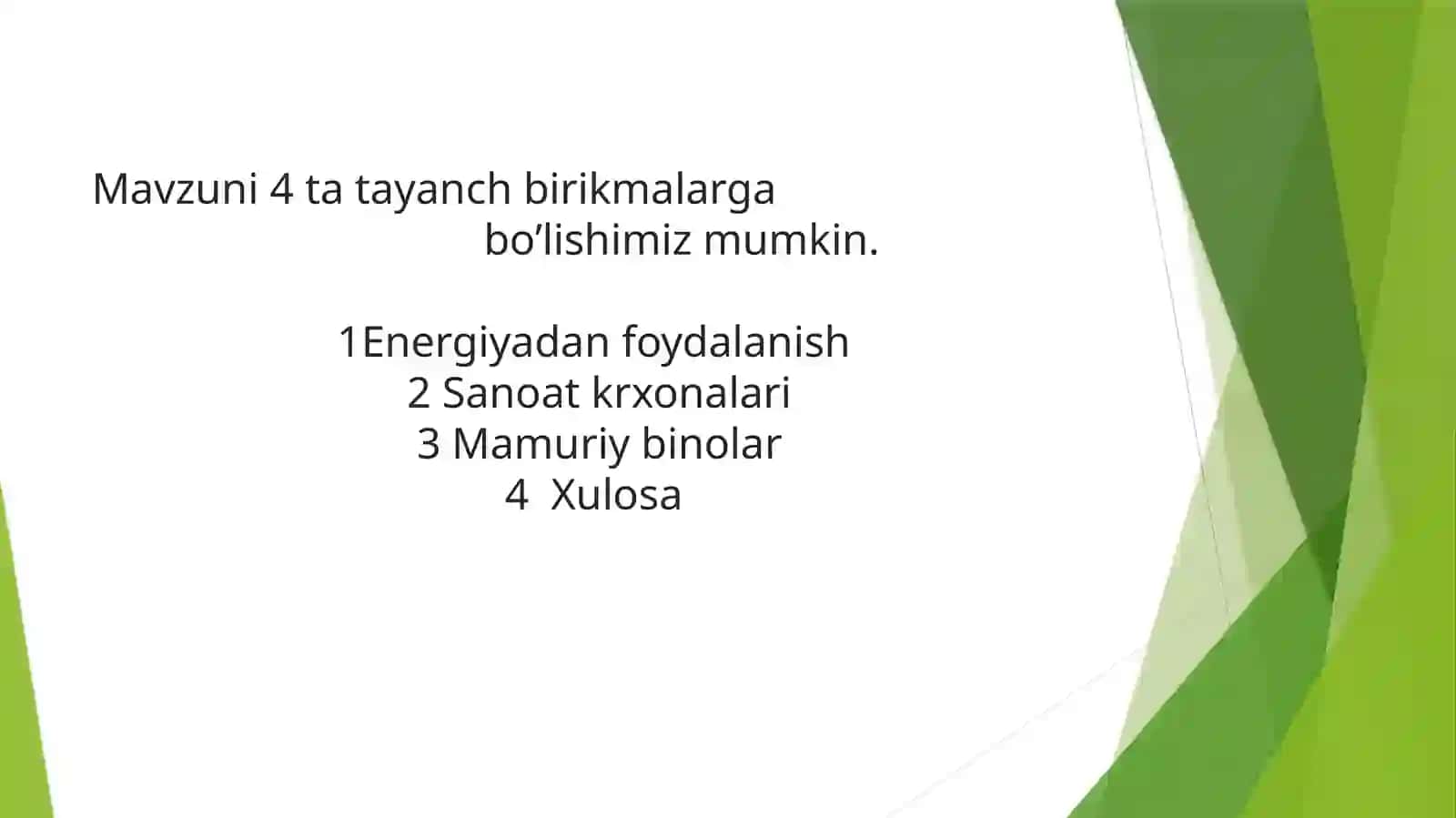 SANOAT KORXONALAR MA’MURIY BINOLARIDA ENERGIYADAN OQILONA FOYDALANISH 3