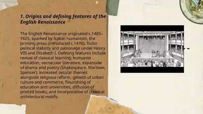 The Renaissance in England 3