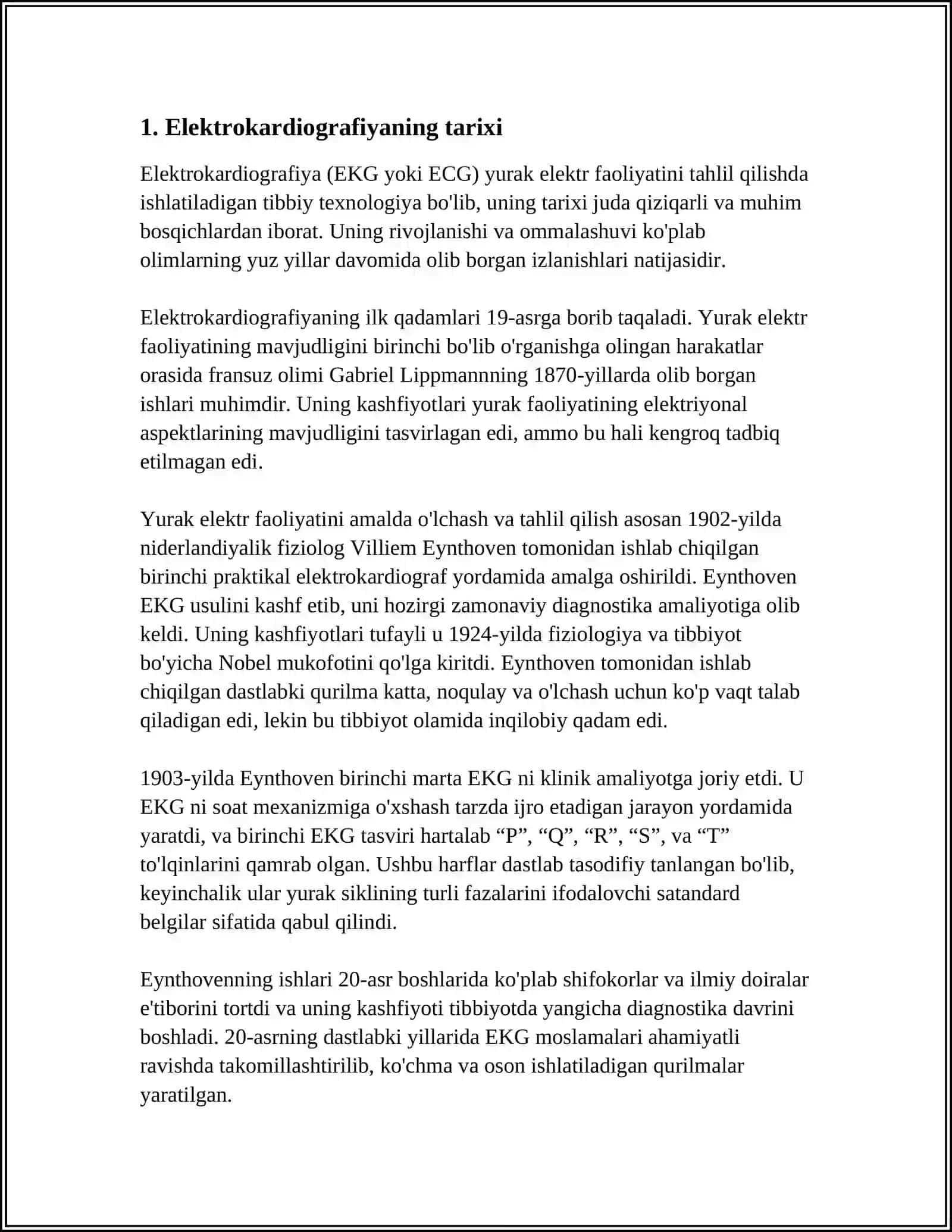 Elektrokardiografiya mavzusida 3