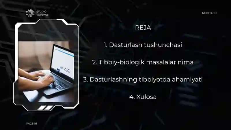 TIBBIYOTDA AXBOROT TEXNOLOGIYALARI FANIDAN TAYYORLAGAN MUSTAQIL ISHI 3