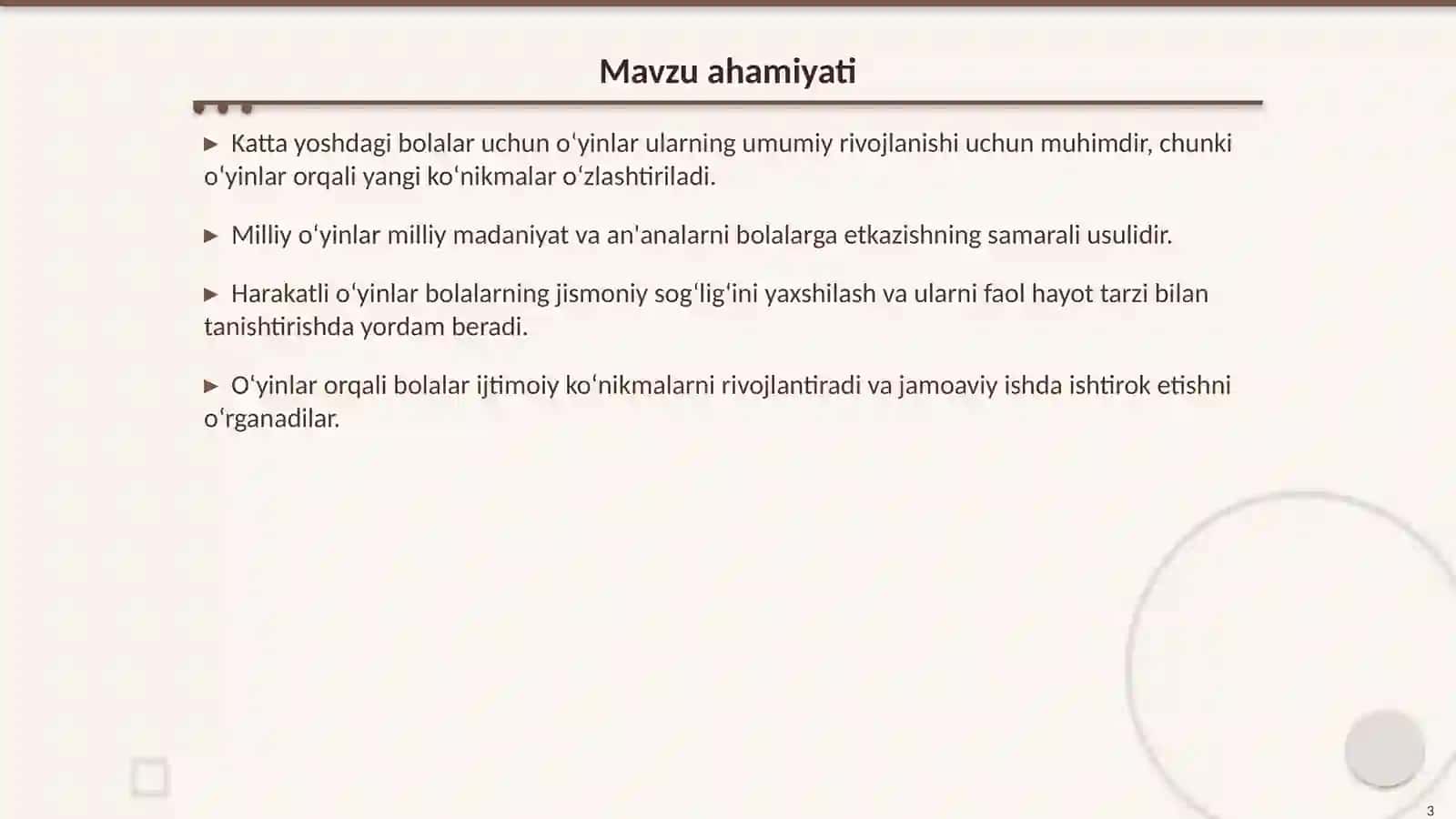 Katta yoshdagi bolalarga milliy va harakatli o‘yinlarni o‘rgatish 3