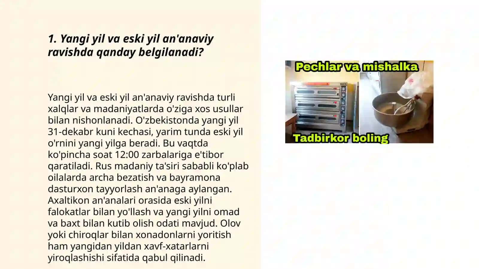 Yangi va eski yil hisobini aniqlash 3