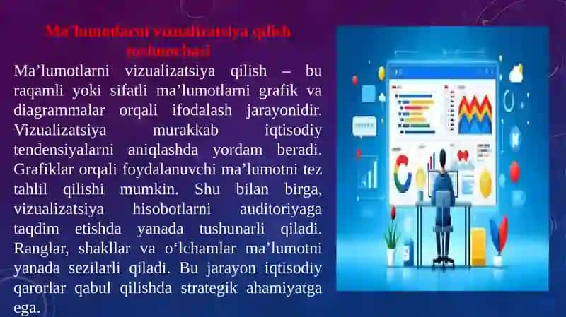 Iqtisodiyahborotni tahlil qilish uchun ma'lumotlarni vizuallashtirish 3