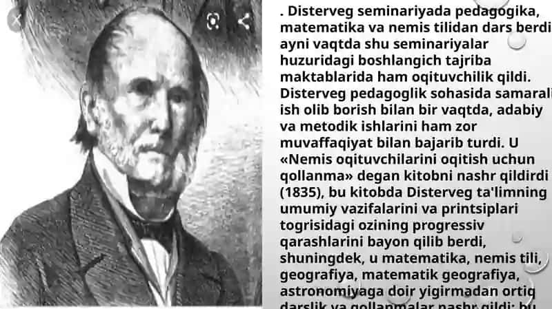 ADOLF DESTERVERNING ILMIY FOLIYATINI ÕRGANISH 3