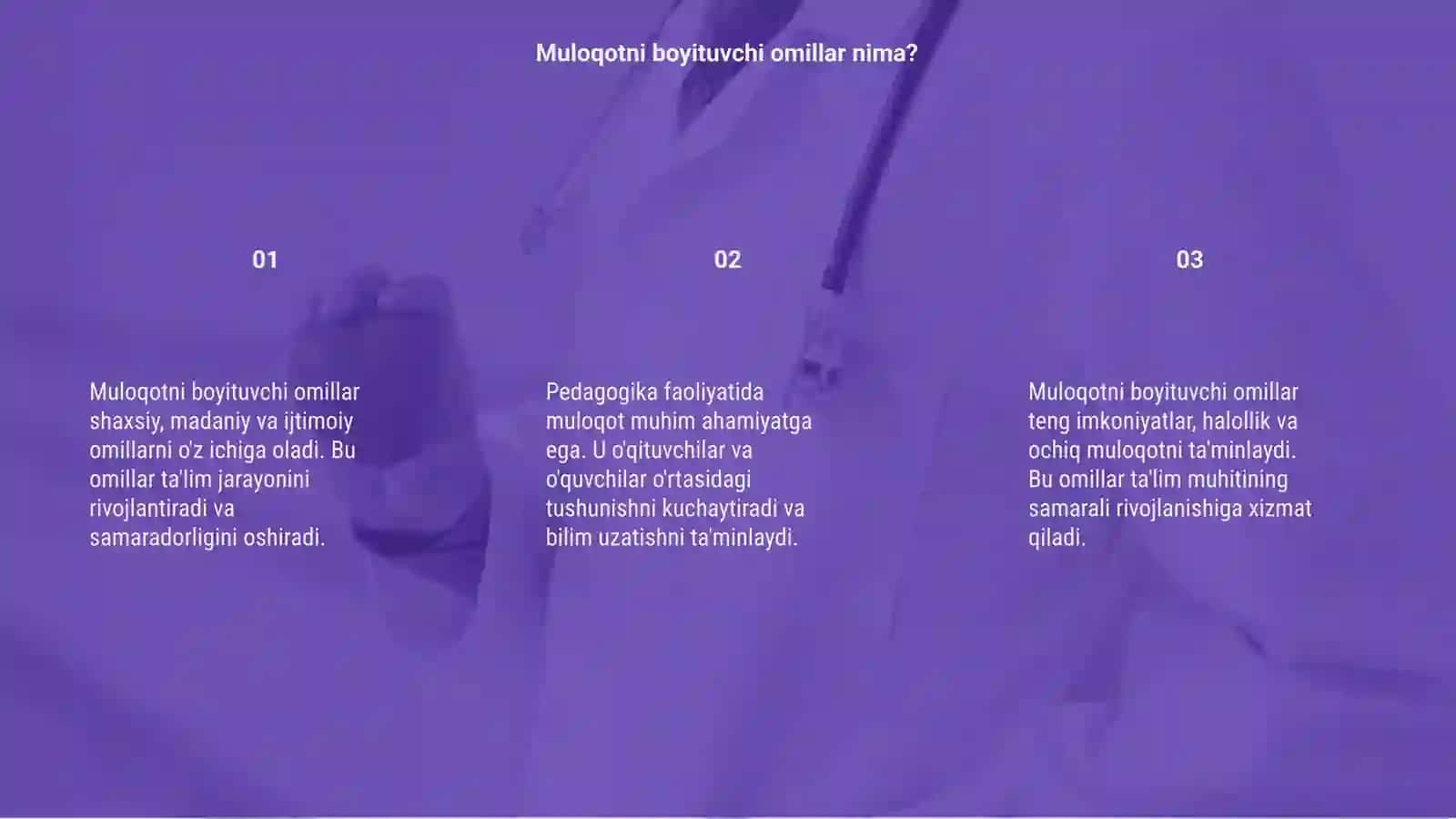 Muloqotni boyituvchi omillar 3