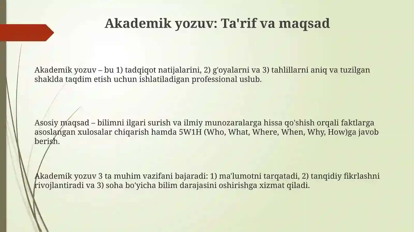 Akademik yozish 3
