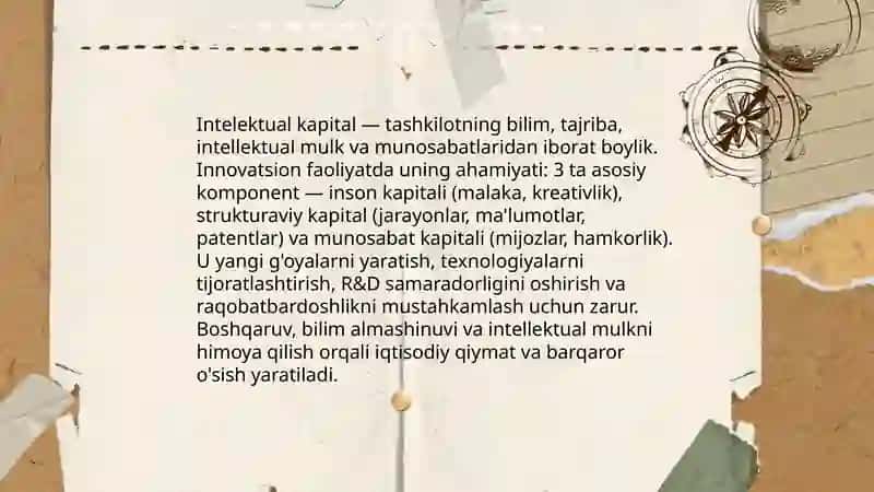 Innovatsion faoliyatda intelektual kapitalning roʻli 3