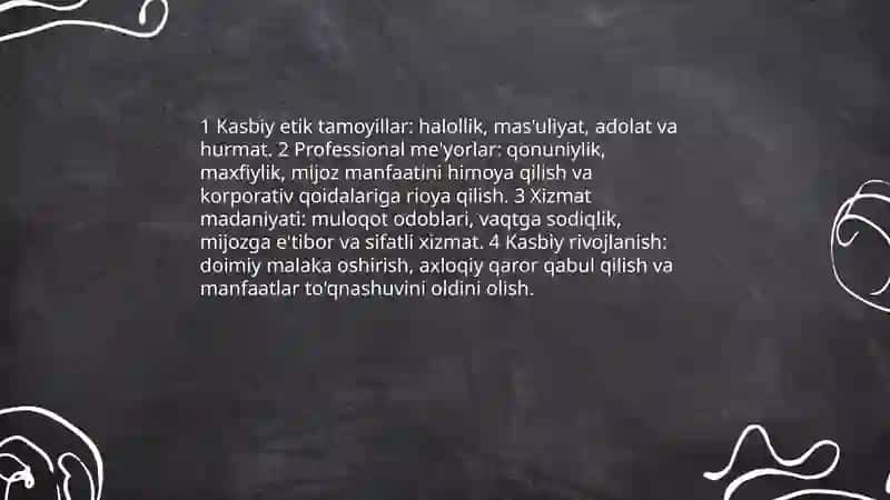 Professional etika va xizmat madaniyati 3
