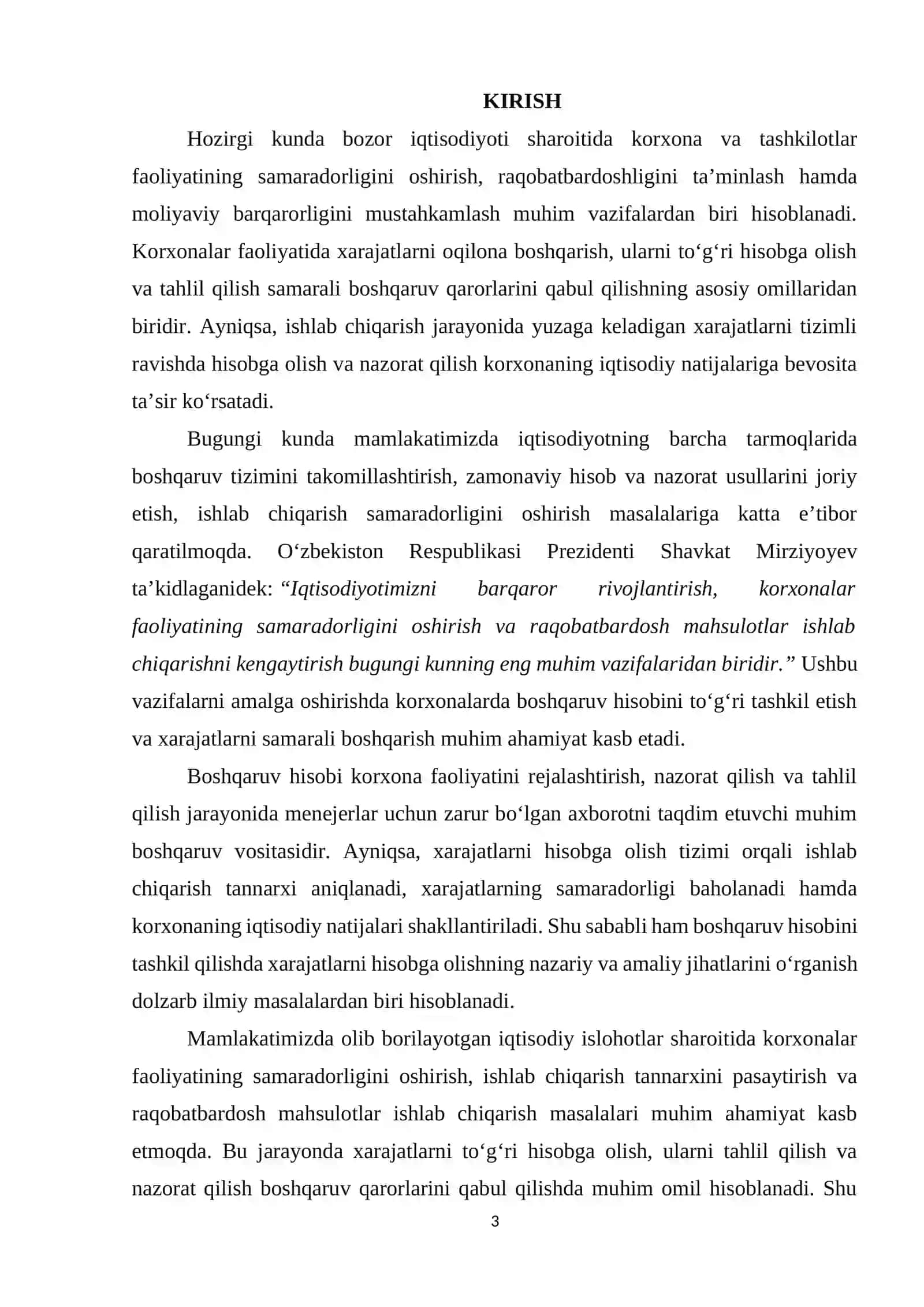 Boshqaruv hisobini tashkil qilishda xarajatlarni hisobga olish xususiyatlari 3