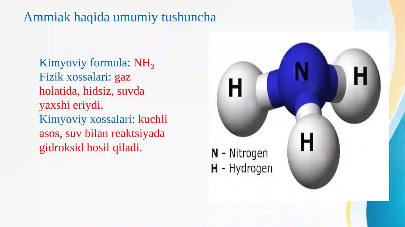 Ammiak ishlab chiqarish inovatsiyalari 3