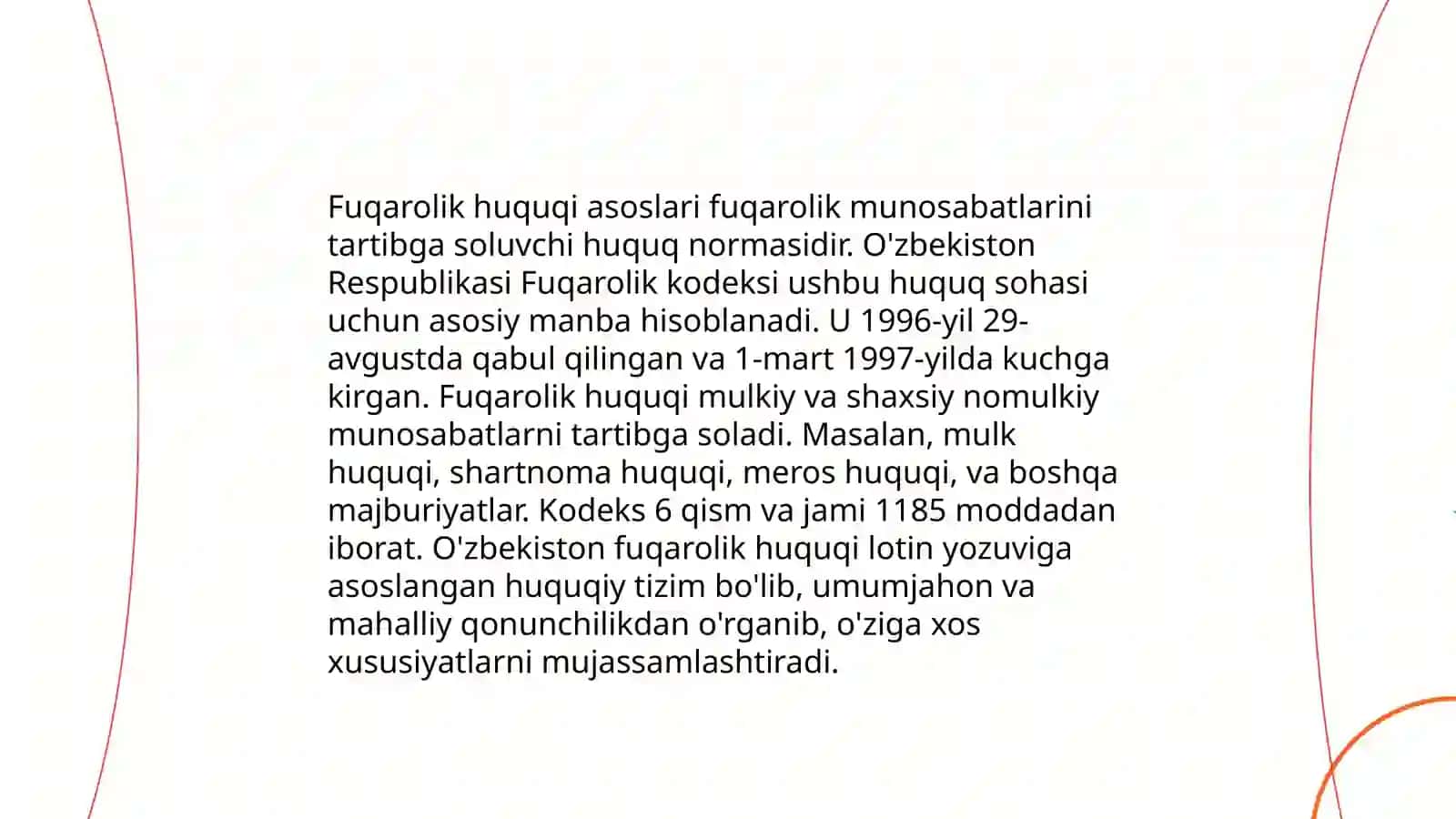 Fuqarolik Huquqi Asoslari 3