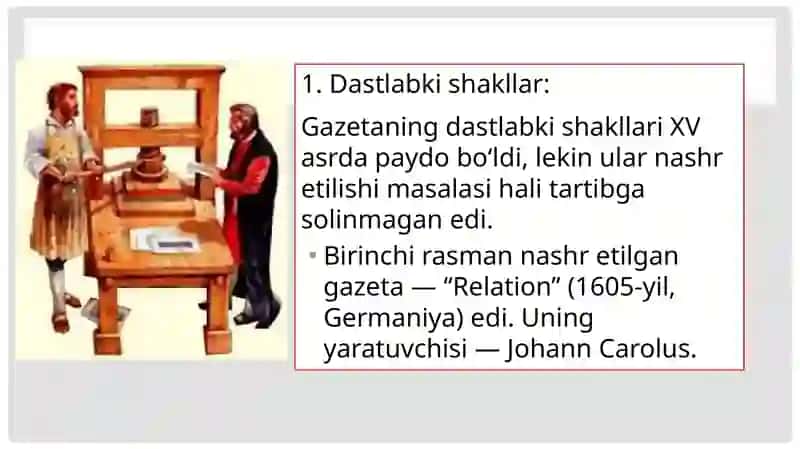 Gazeta Tarixi Haqida Umumiy Ma’lumot 3