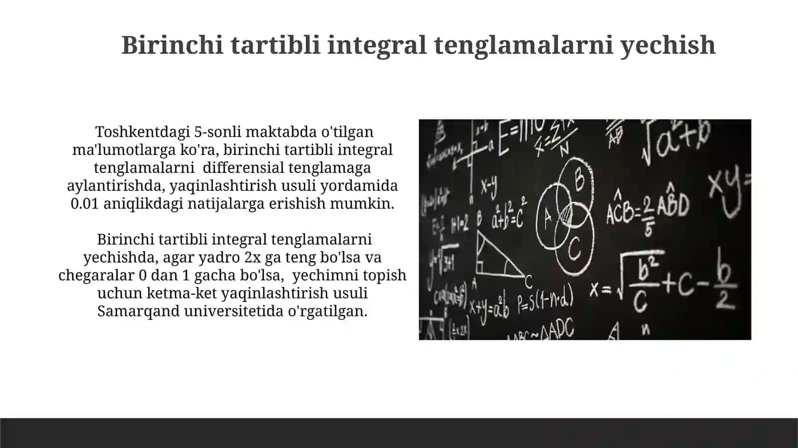Integral Tenglamalarni Differensial Tenglamalarga Qaytarish Usullari 3