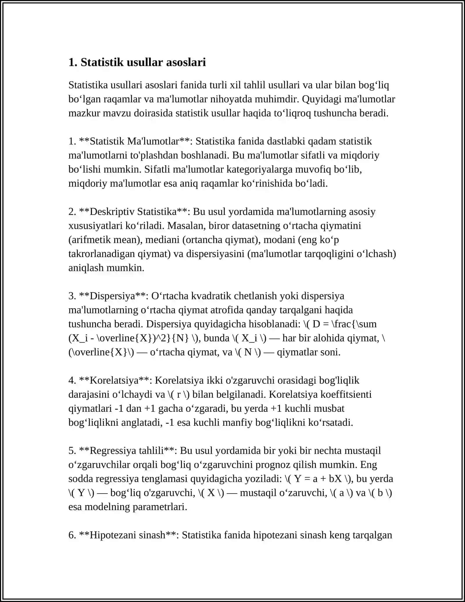 DINAMIKA QATORLARINI QAYTA ISLASHNING STATISTIK USULLARI 3