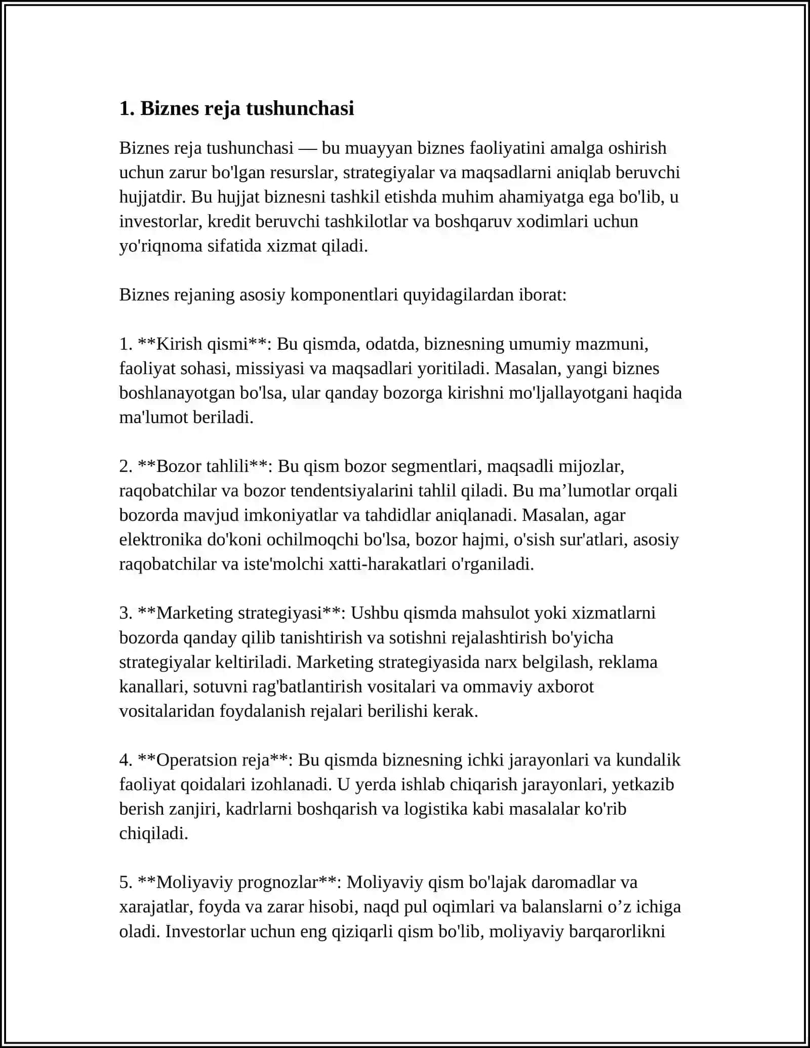 BIZNES LOYIHA TUZISH 3