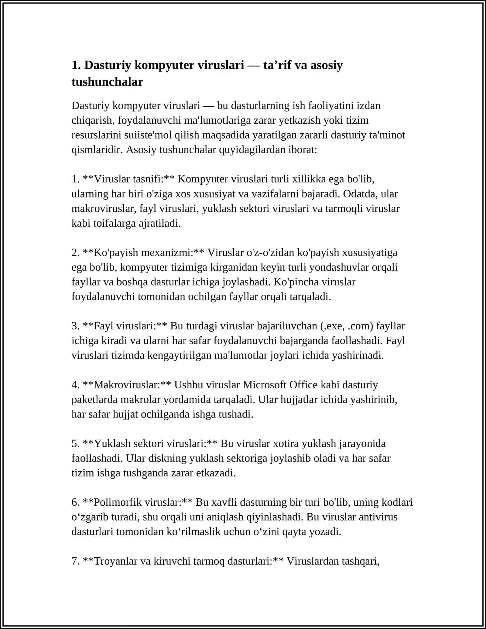 DASTURIY KOMPYUTER VIRUSLARI 3