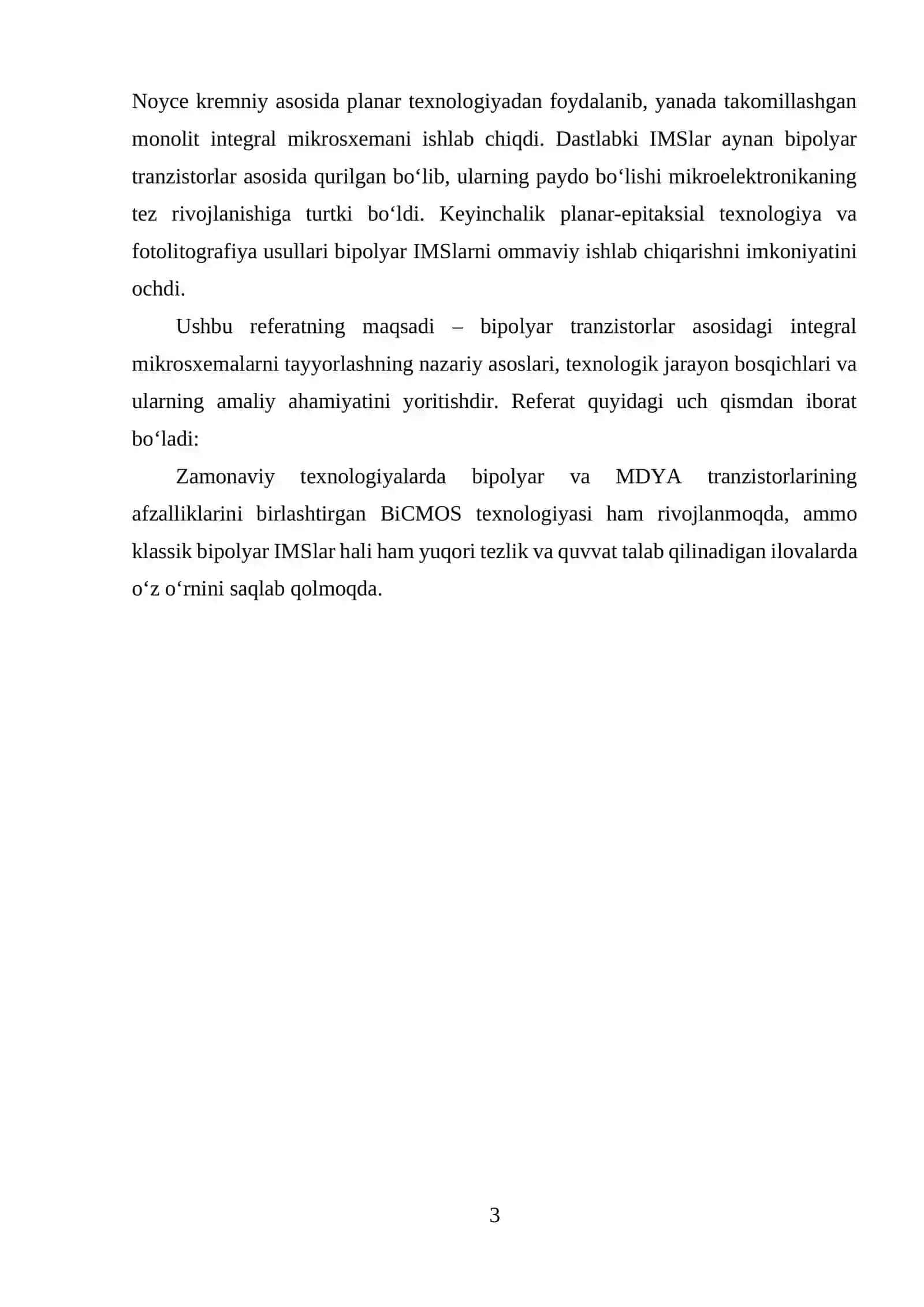 Bipolyar tranzistorlar asosidagi integral mikrosxemalarni tayyorlash 3