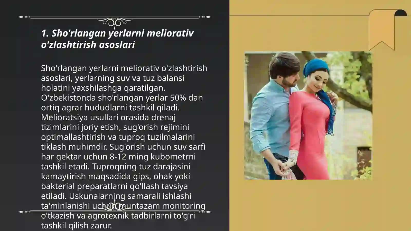 Sho'rlangan yerlardan asosiy sho’ri yuvib bo’ingandan keyin ekiladigan dastlabki o’zlashtirish ekinlarni etishtirish texnologiyasi 3