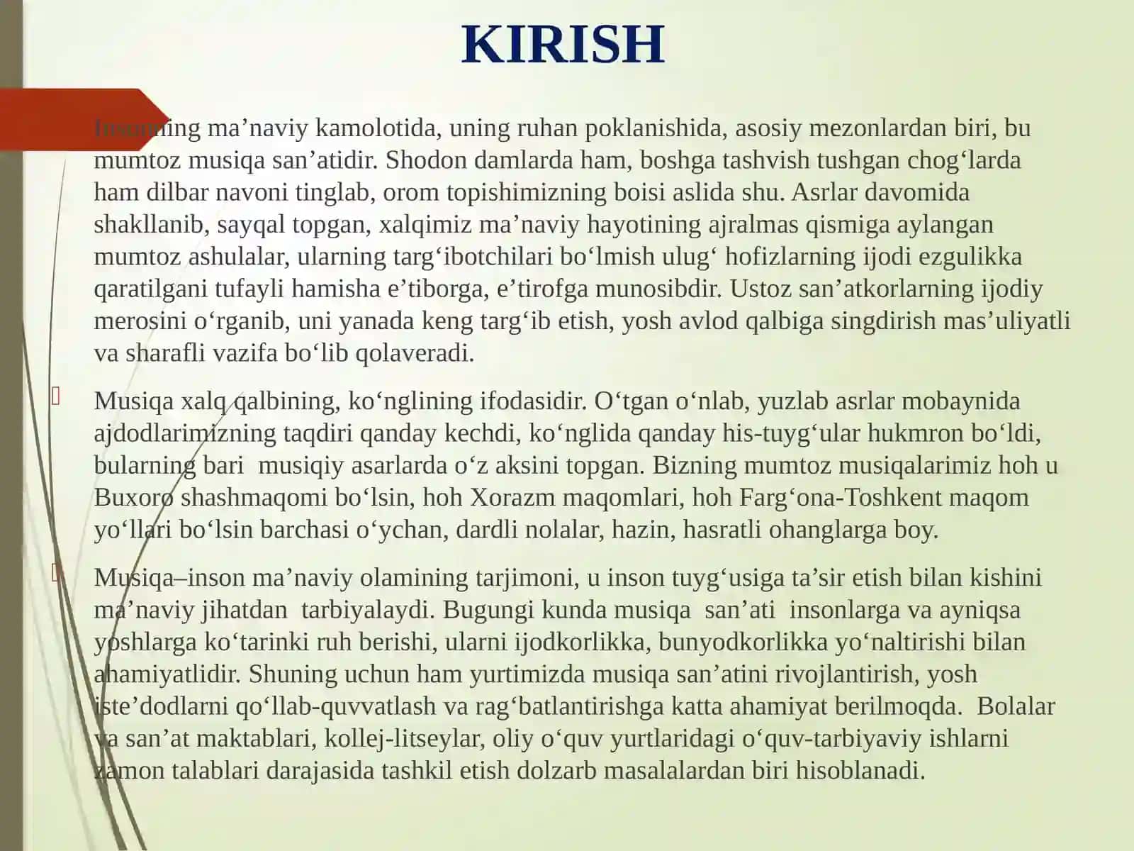 Muhayyari chorgoh namudini o’rgatish usullari (Nay cholg‘usi misolida) 3