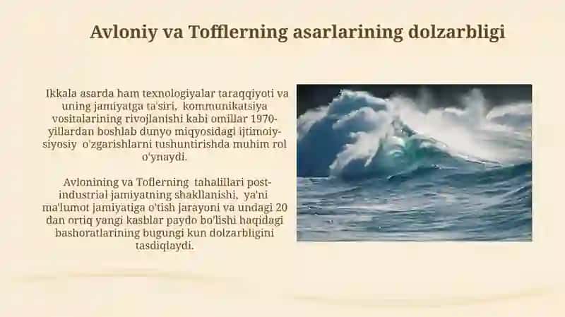 Avloniyning "Madaniyat to'lqinlari " maqolasi 3