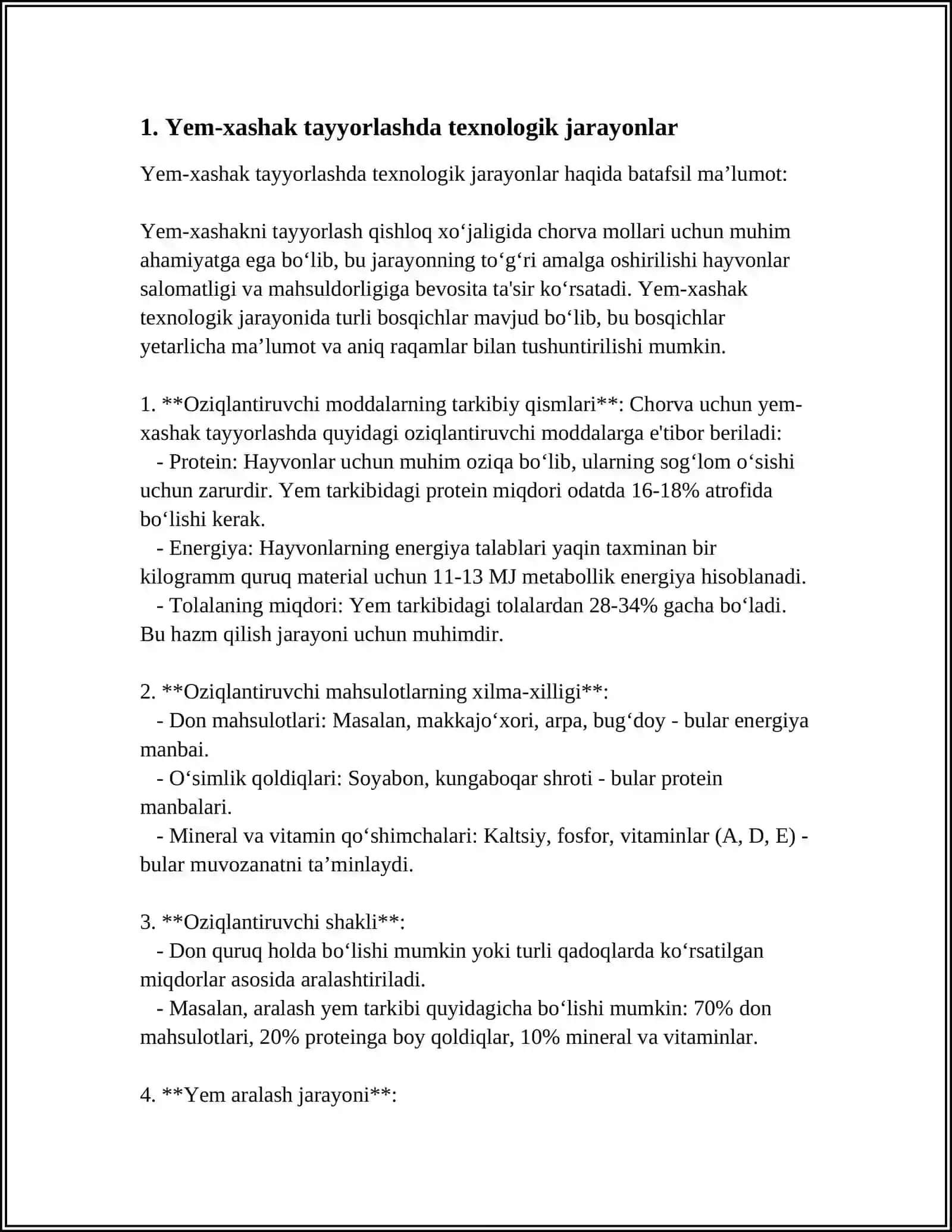 FERMER XOʻJALIKLARIDA YEM-XASHAK TAYYORLASH VA TARQATISHNI MEXANIZATSIYALASHTIRISH 3