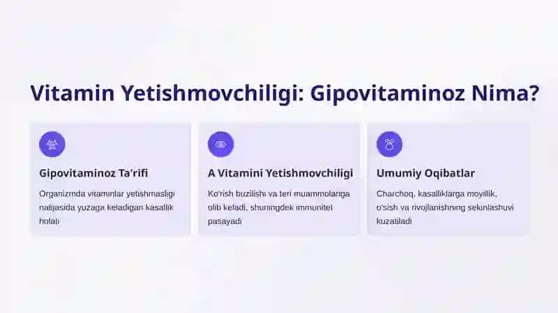 Gipovitaminoz va Gipervitaminozda Moddalar Almashinuvining Buzilishi 3