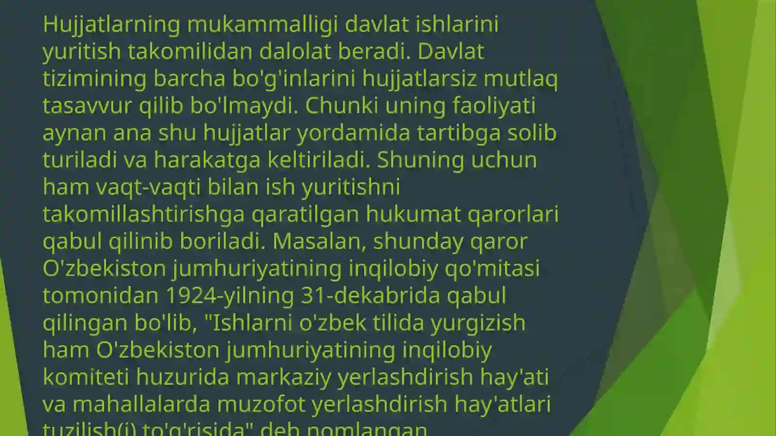 Hujjatlar bilan ishlash 3