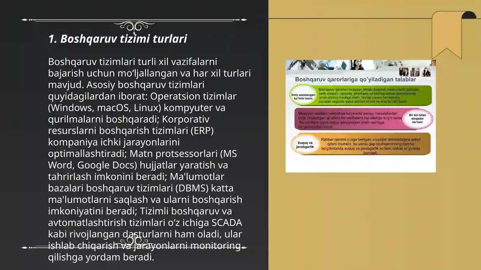 Boshqaruv tashkiliy tuzilmasi va qaror qabul qilish 3