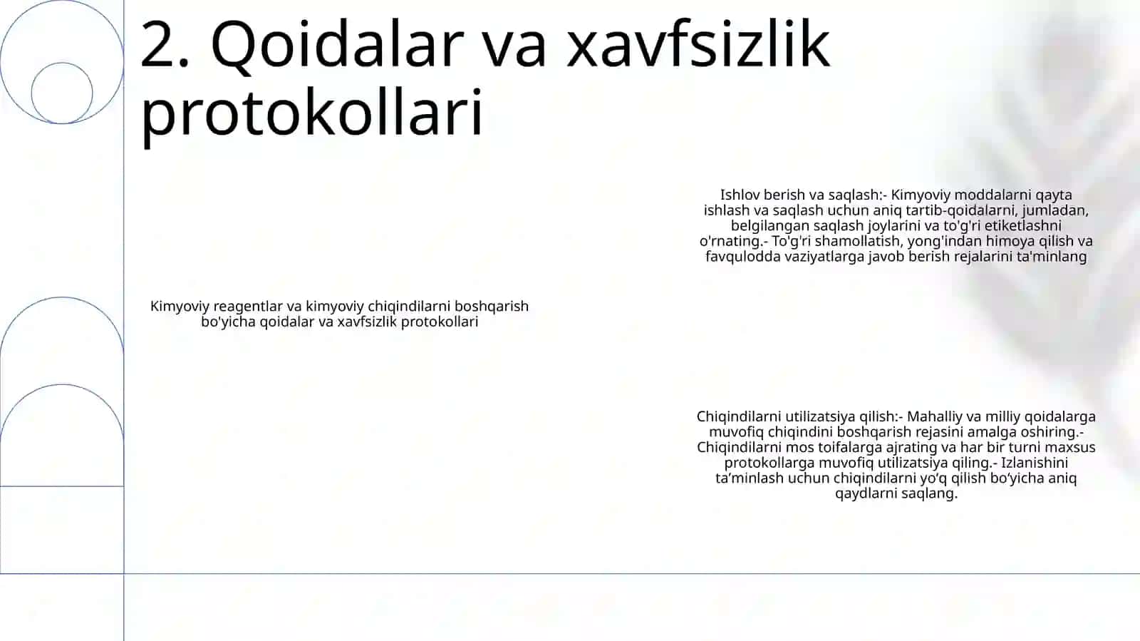 Kimyoviy Reaktivlarni Va Kimyoviy Chiqindilarni Qayta Ishlash 3