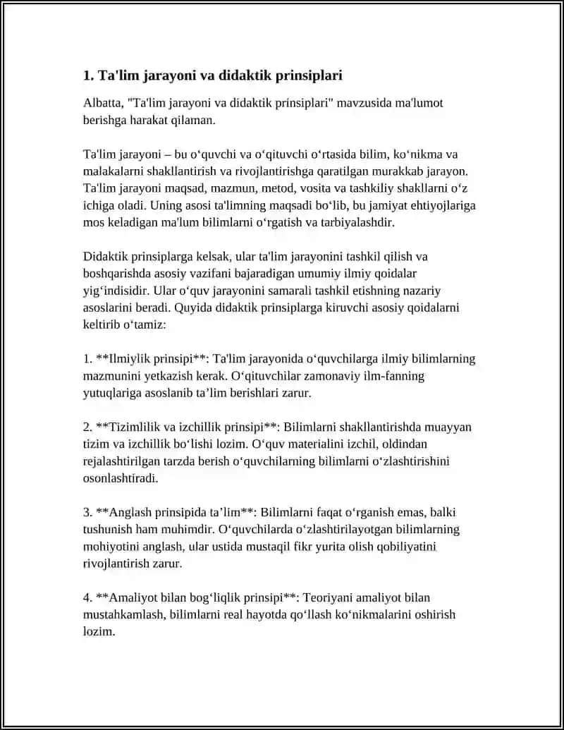 Ta'lim jarayoni va didaktik prinsiplari 3