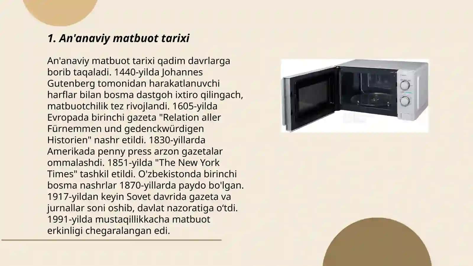 An'anaviy media vositalari 3