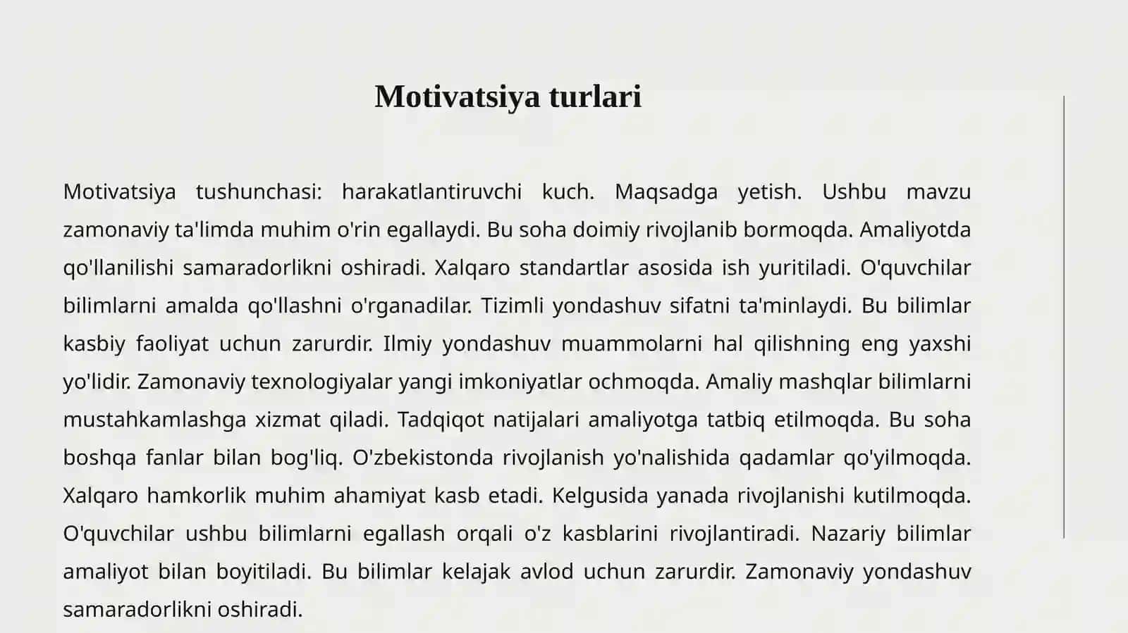 TA'LIMDA MOTIVATSIYA 3