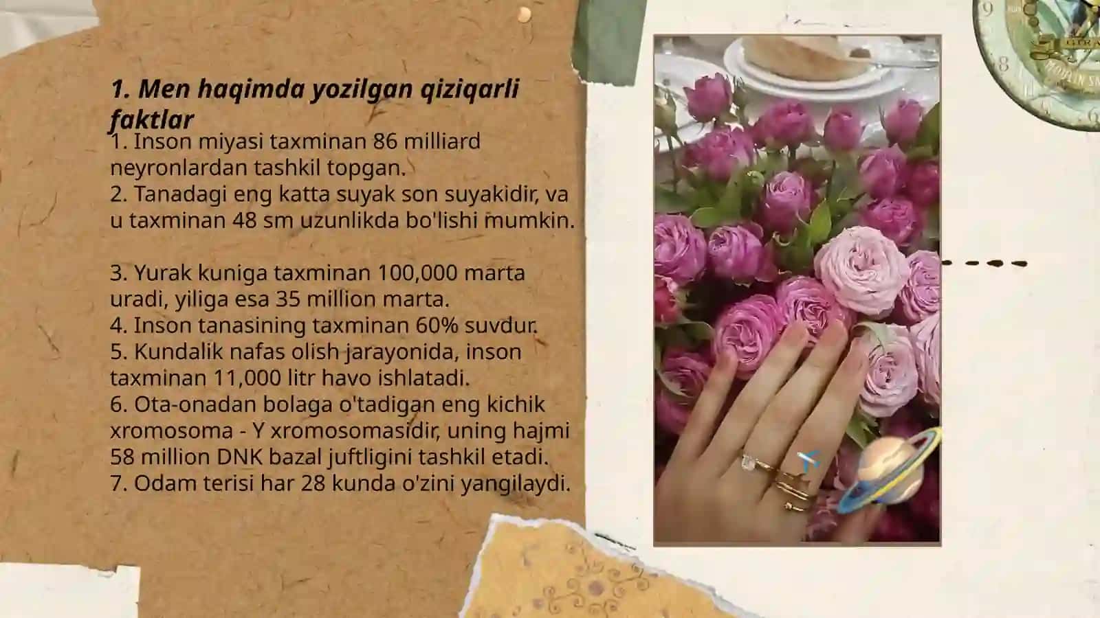 Men haqimda yozilgan qiziqarli faktlar 3