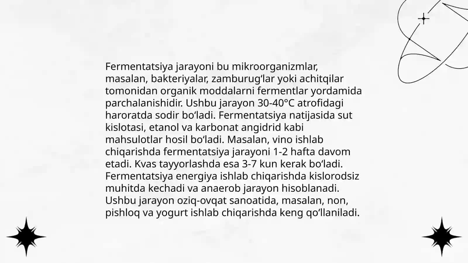 Mikroorganizmlarni oziq-ovqat mahsulotlari ishlab chiqarishda foydalanish 3