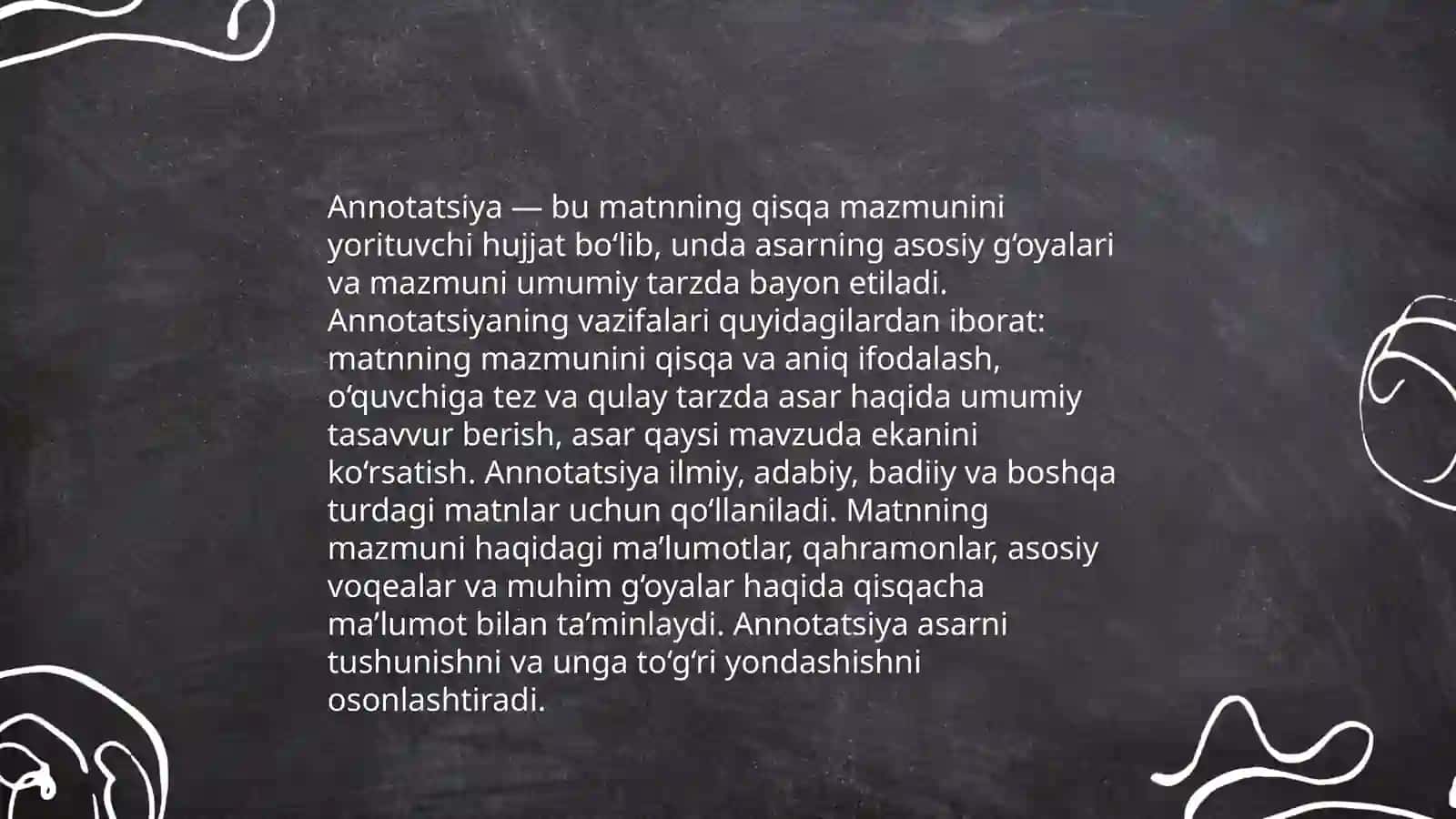 Annotasiya yozish 3