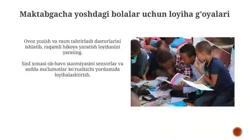 Maktabgacha yoshdagi bolalar uchun loyiha g'oyalari 3
