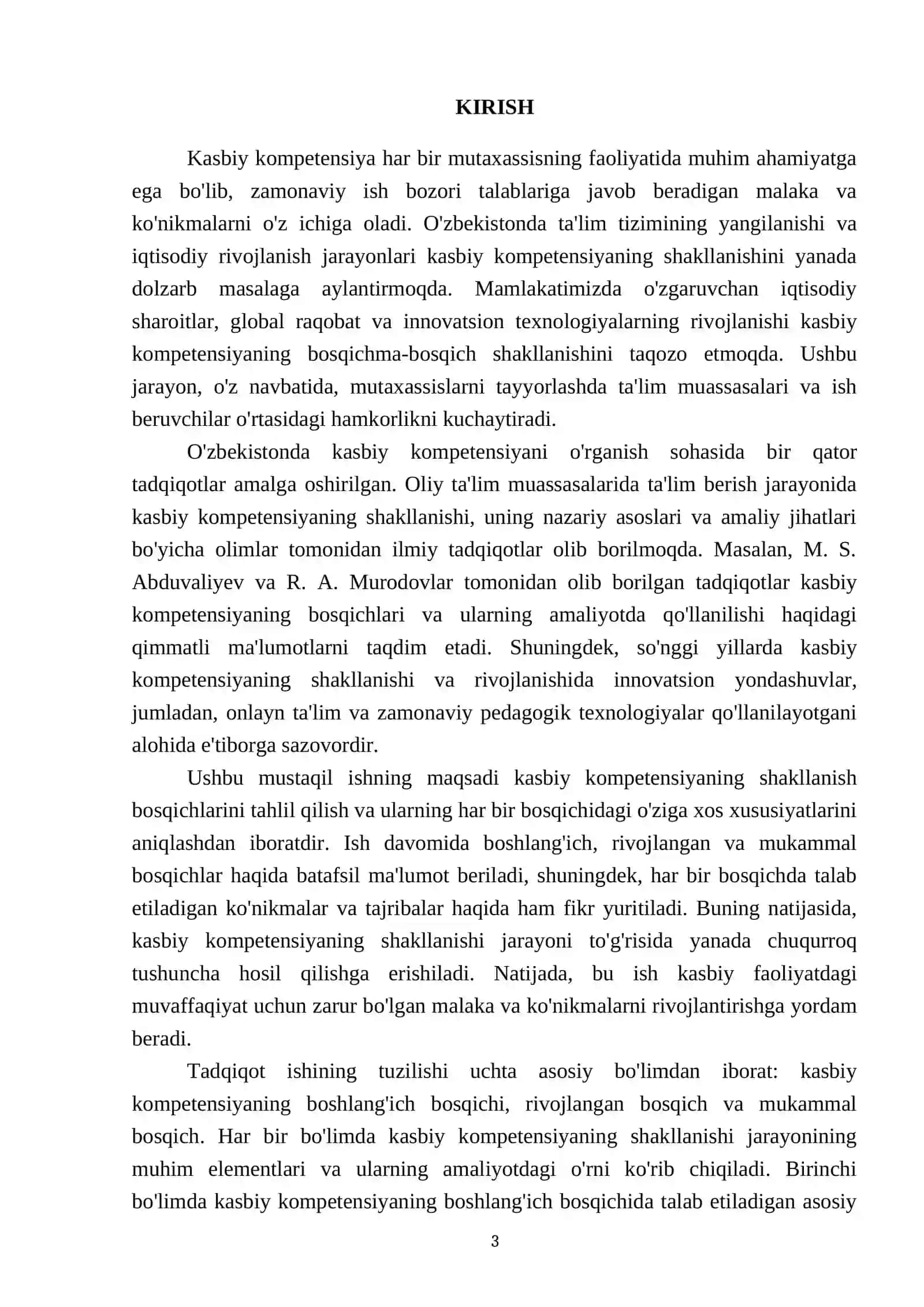 Kasbiy kompetensiyaning shakllanish bosqichlari,(boshlangʻich, rivojlangan,mukammal) mavzusida taqdimot tayyorlash 3