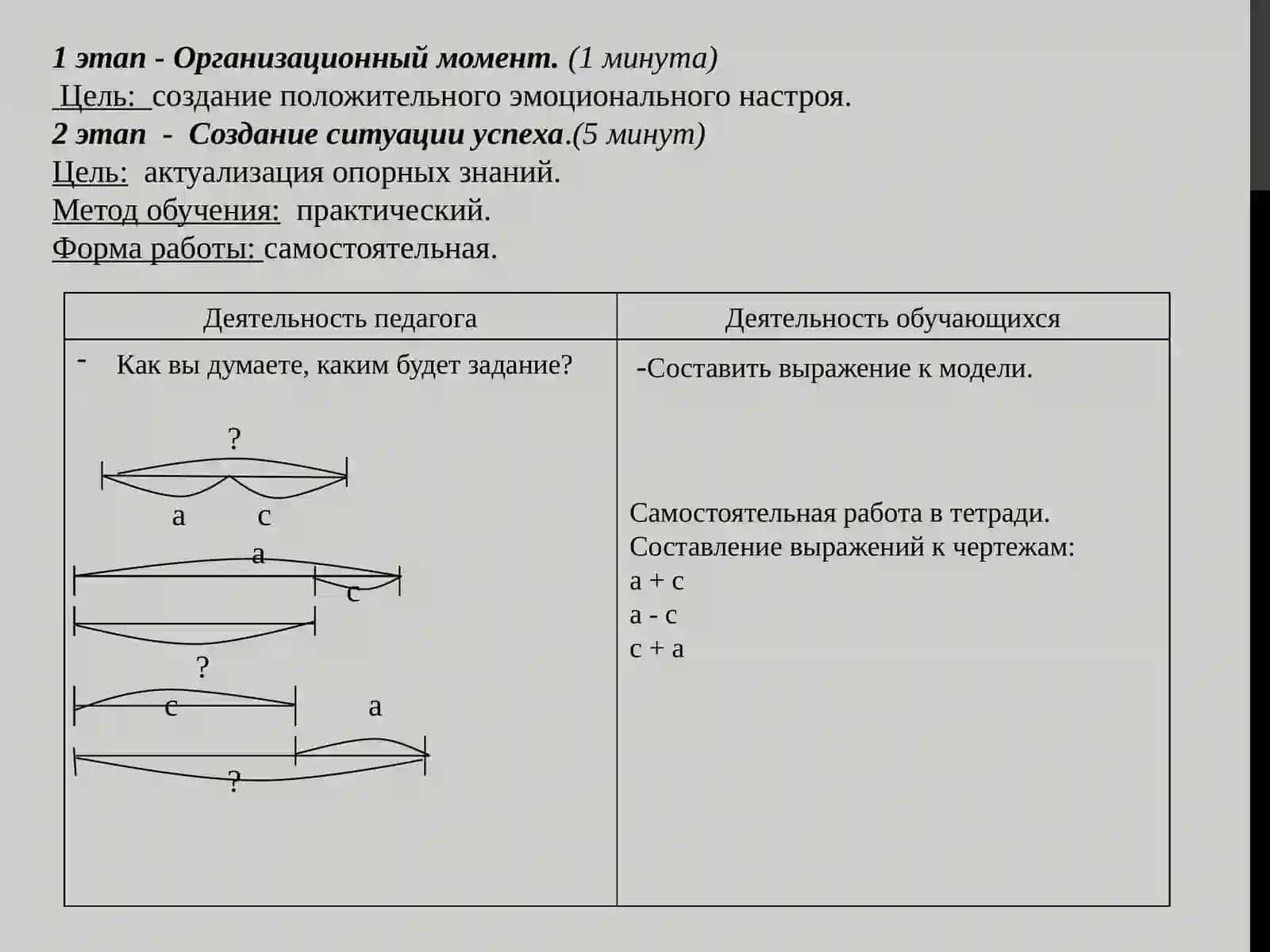 Урок математики в 3 классе 3