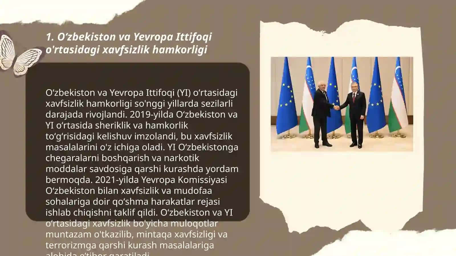 Oʻzbekiston va Yevropa xavfsizlik aloqalari 3