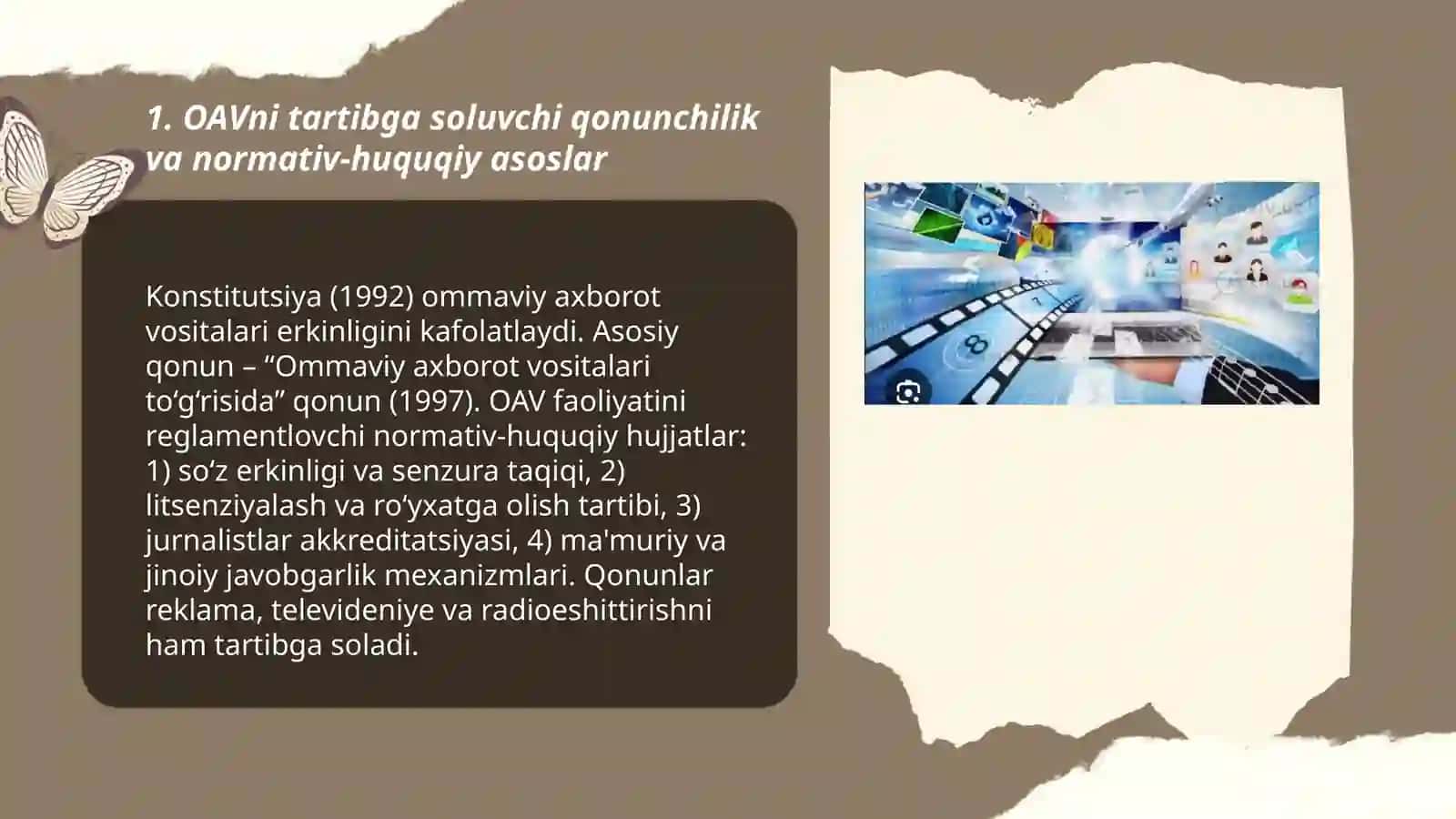 Oʻzbekiston Respublikasida ommaviy axborot vositalarining faoliyati 3