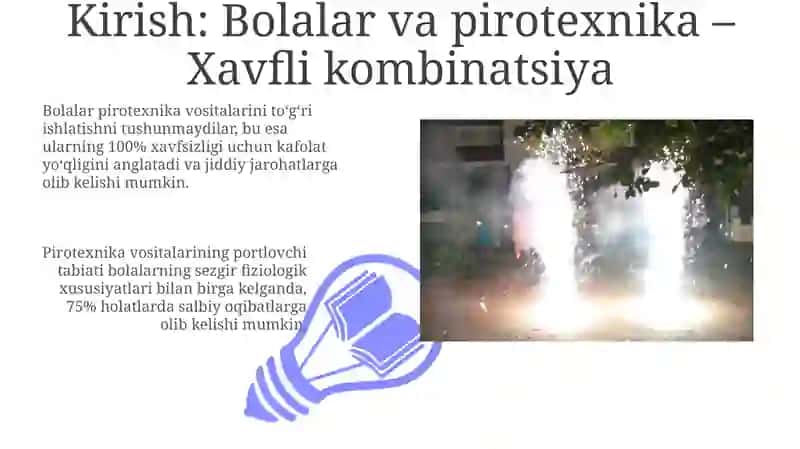 Bolalaro'rtasida Pirotexnikavositalaridan foydalanishning sal'biyoqibatlari 3