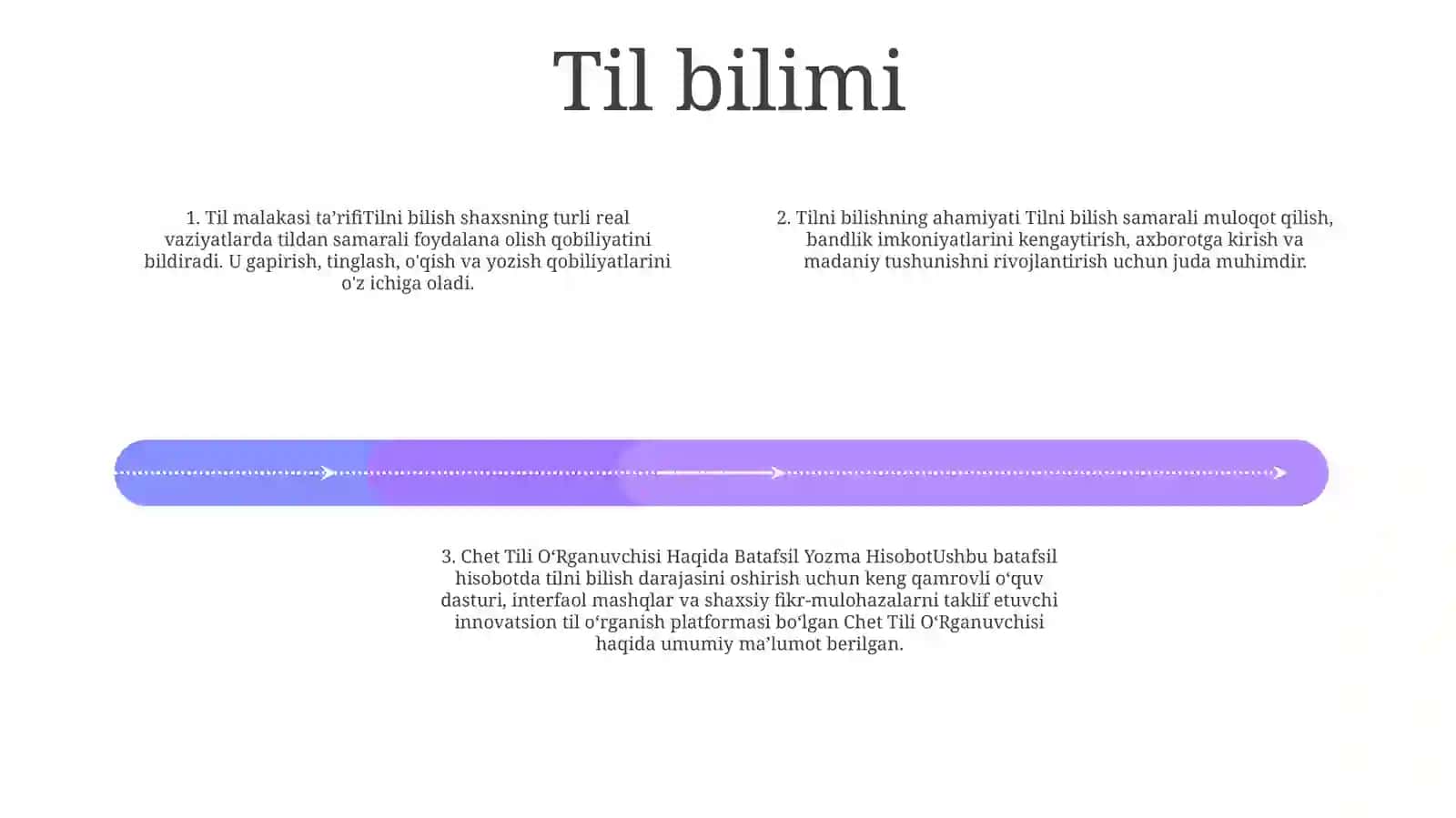 Chet Tili OʻRganuvchisi Haqida Batafsil Yozma Hisobot 3