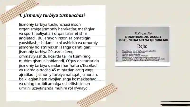 Jismoniy tarbiyaning asosiy tushunchalari va maqsadlari 3