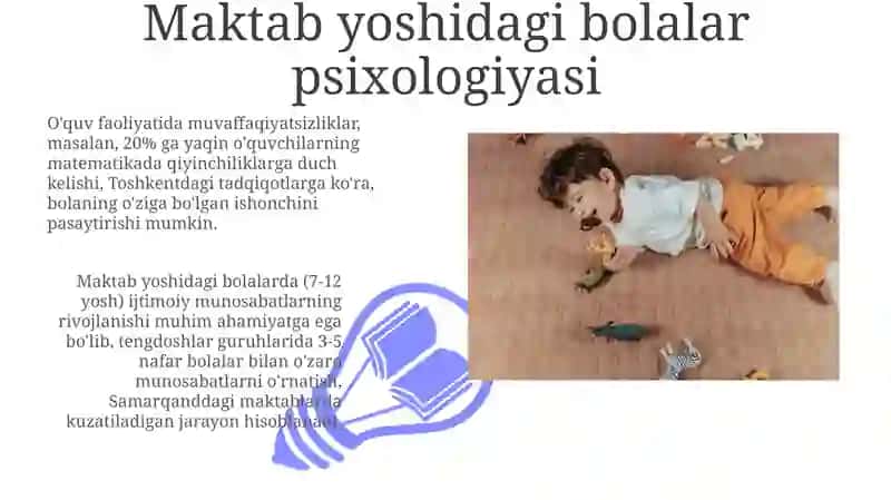Bolalar Psixologiyasi fanining kategoriyalari 3