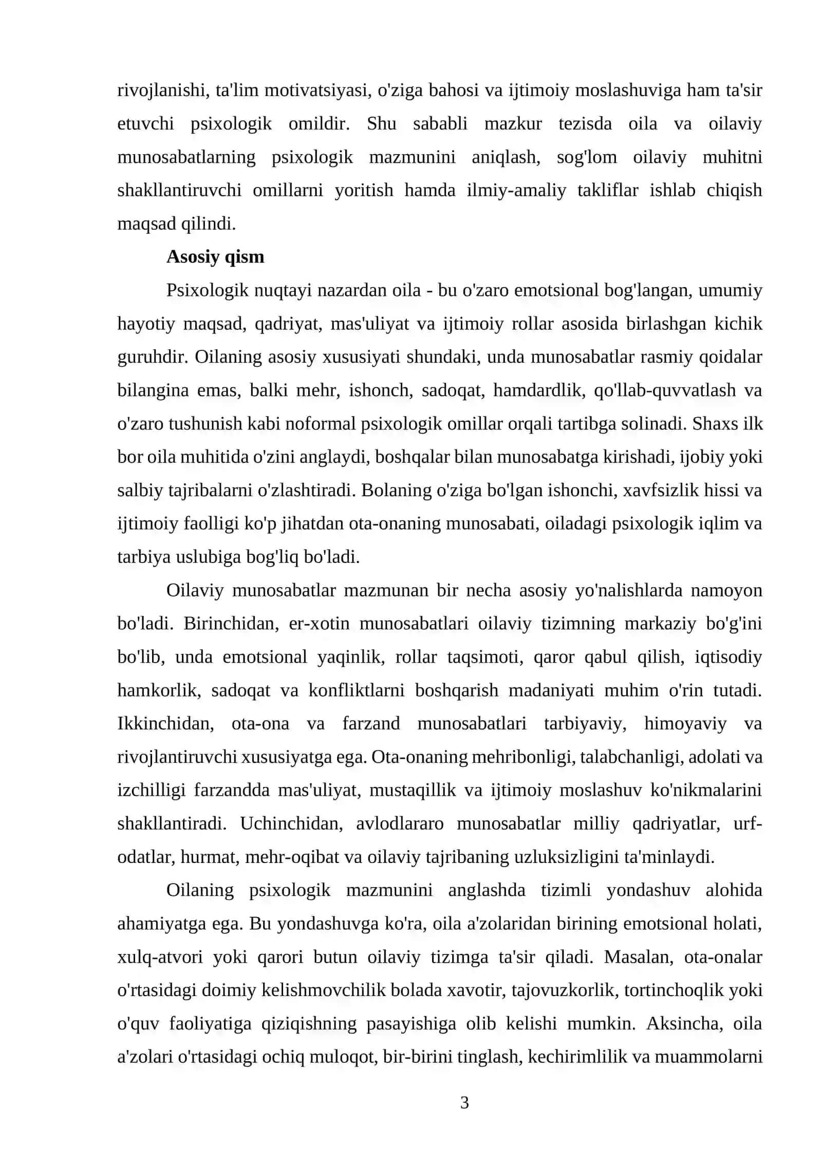OILA VA OILAVIY MUNOSABATLAR TUSHUNCHASINING PSIXOLOGIK MAZMUNI 3