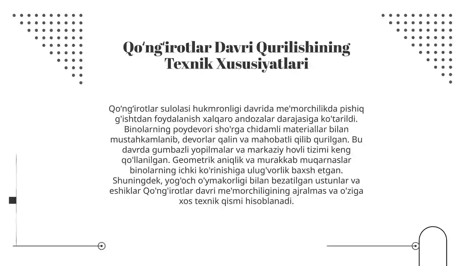 Qoʻngʻirotlar Davri Meʼmorchiligi Tarix va Sanʼatning Uygʻunligi 3