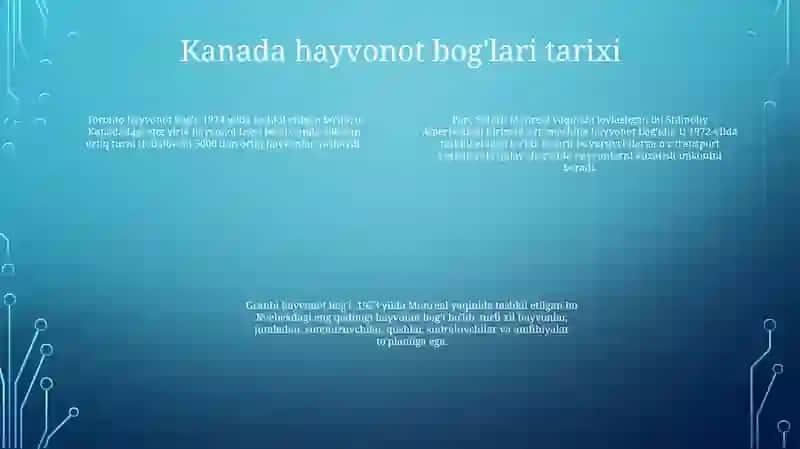 Kanada Hayvonot Bog'Lari 3