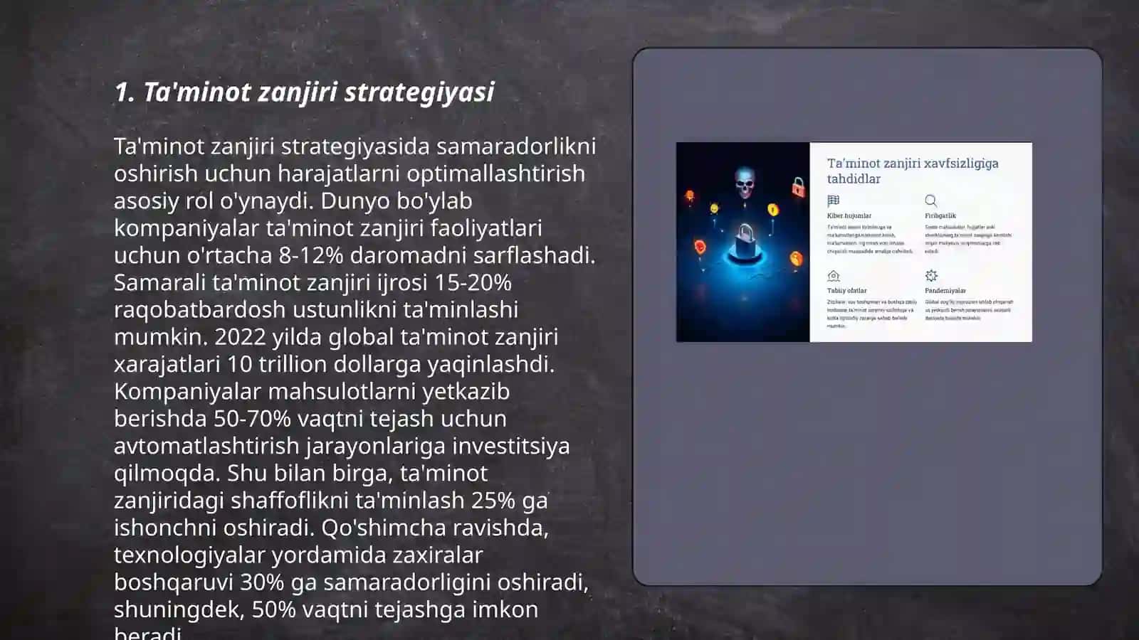 Ta'minot zanjiri strategiyasi 3