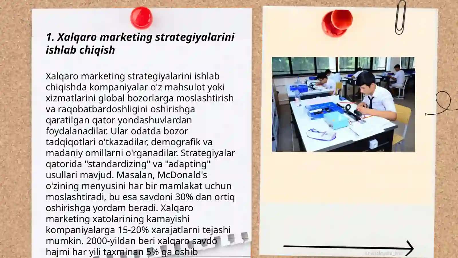 Xalqaro marketing strategiyalarini ishlab chiqish 3