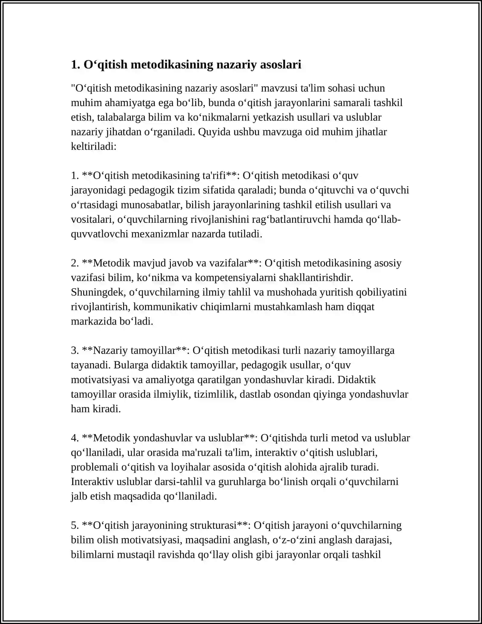 XALQ CHOLĢULARINING ÒQITISH METODIKASINING ASOSIY TAMOYILLARI VA ULARNING TALIMDAGI ROLI 3